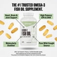 thumbnail image 6 of NutraBio Omega 3 Fish Oil Supplements, 2,000mg, 400 Softgels - EPA DHA Omega 3 Fatty Acid Supplement to Help Support a Healthy Heart, 6 of 8