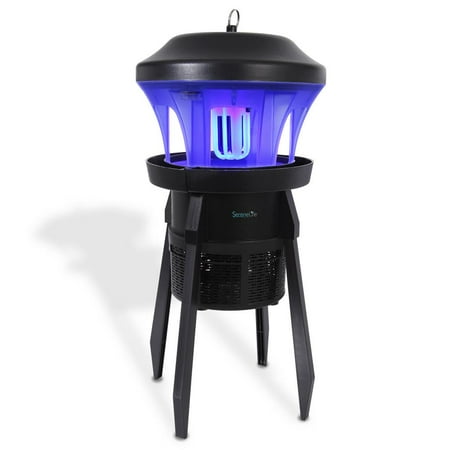 SereneLife PSLBZ25 - Waterproof Bug Zapper, Indoor/Outdoor Electric Plug-in Pest Control, Chemical-Free Insect Killer
