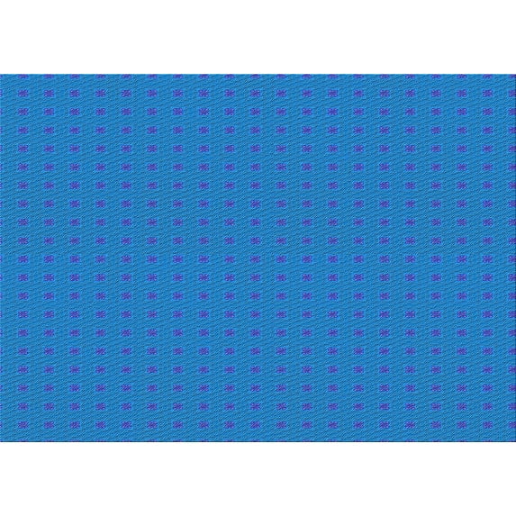 Ahgly Company Indoor Rectangle Patterned Blue Dress Blue Area Rugs, 2' x 4'