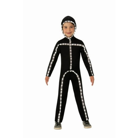 Kids Light-Up Stick Man Costume