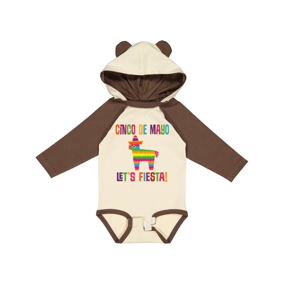 Inktastic Cinco De Mayo Pinata Lets Fiesta Girls Long Sleeve Baby Bodysuit