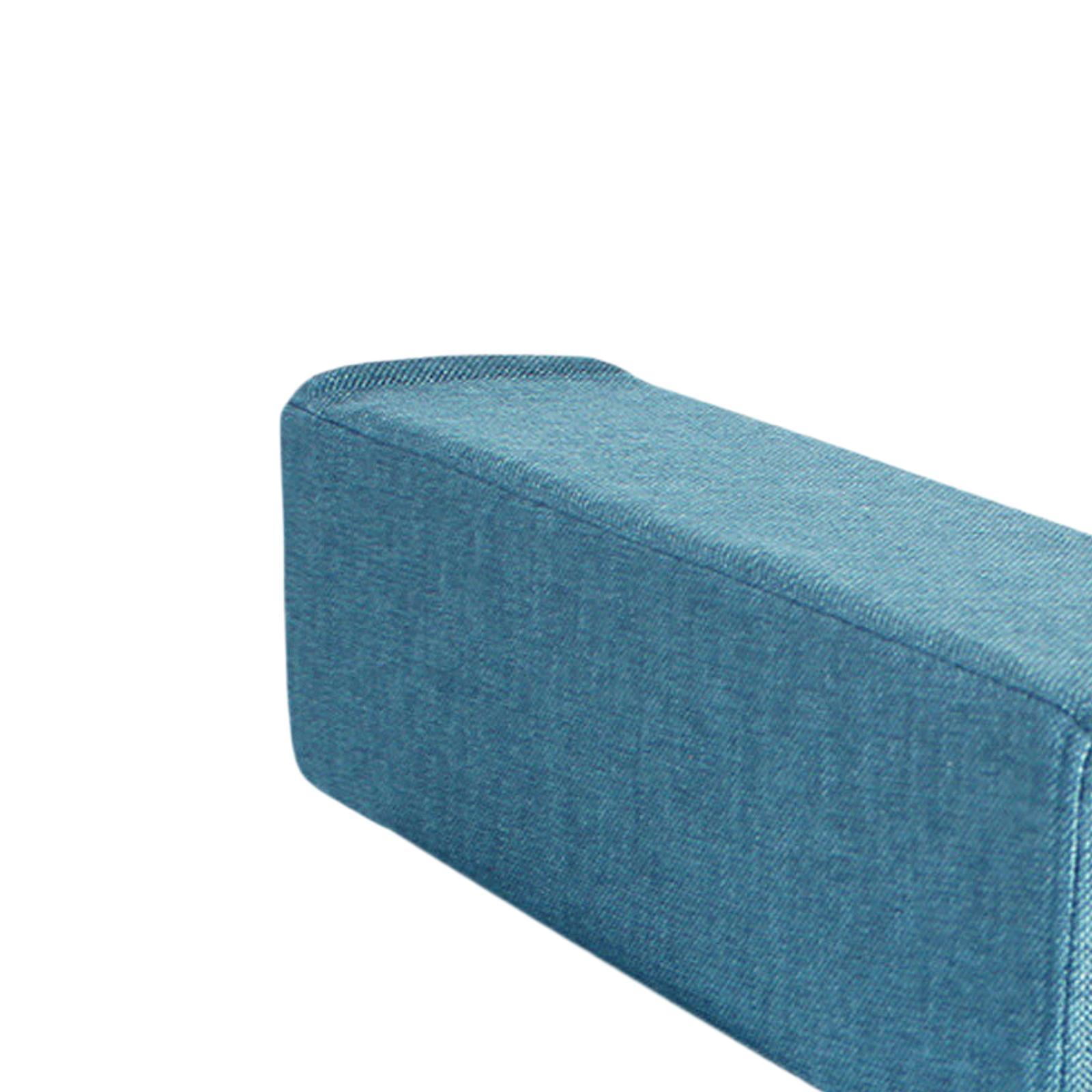 Couch Arm Rest Pillow Sofa Side Arm Rest Pillow Bed Reading Elbow Support Removable Cover for Home Bedroom Sofa