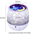 thumbnail image 2 of Star Sky Projector, 6 Modes and 6 Themes 360° Rotating LED Projector Lamp, Rechargeable Night Light Star Projection for Baby Kids Adults Bedroom, Part, 2 of 5