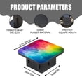 thumbnail image 2 of Hitch Cover Fits For 2-Inch Hitch,Abstract Background With Rainbow-Colored Clouds In Watercolor Stylerubber Trailer Hitch Cover Tube Plug Insert,Car Exterior Accessories, Receiver Tube Hitch Plug, 2 of 6