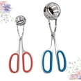 thumbnail image 3 of TAILTOSS Stainless Steel Kitchen Meatball Maker 2Pcs for Cooking Enthusiasts, 3 of 8