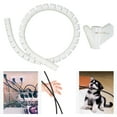 thumbnail image 4 of Cable Sleeve, Cable Management System Wire Wrap Cord Organizer Cords Organizer System Practical  For Computer For Home For Office For TV Dia16mm, 4 of 8