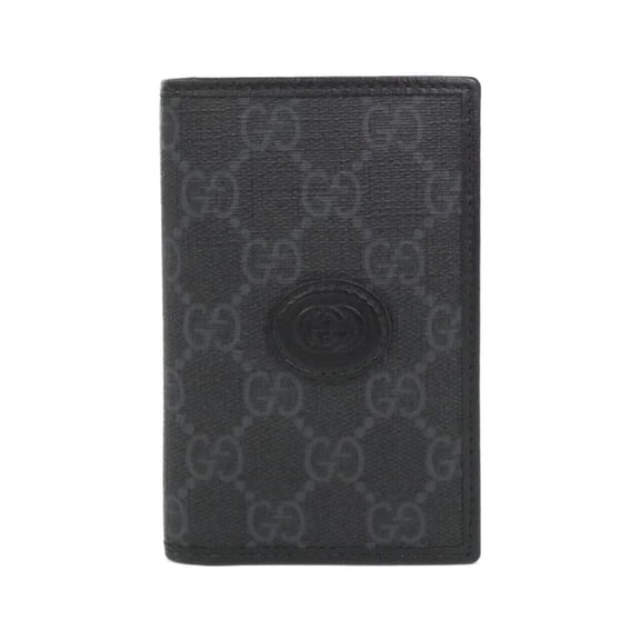 Pre-Owned Gucci GG RETRO 722601 92TCF Business Card Holder/Card Case