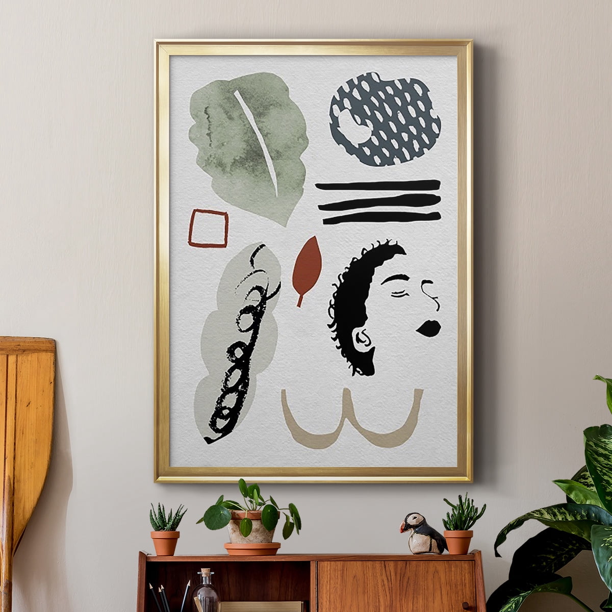 Collected Mindfulness III Premium Framed Print, in Gold, Black, or Silver - Ready to Hang