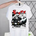 thumbnail image 2 of Camiseta de Manga corta con estampado de Initial D Drift Car Akagi RedSuns, camisa de Anime AE86, JDM, Tops de Takumi Fujiwara, 2 of 4