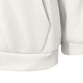 thumbnail image 7 of Dezsed Zip Up Hoodies for Women Womens Hoodie Full Zip Long Sleeve Sweatshirts Pockets Tops Jacket Coat White XXL, 7 of 7