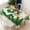 White-1, variant on Rectangular Tablecloth 60x84 Inch – Waterproof Polyester Printed Table Cover, Wrinkle Resistant, Washable for Kitchen & Dining, Tropical Jungle Theme