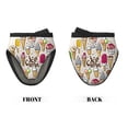 thumbnail image 2 of Pofeuu Ice Cream Print Thickened Mini Silicone Oven Mitts Heat Resistant, Rubber Oven Mitt Gloves, Finger Pinch Grips, Pot Holder, Silicone Potholder, 2 of 7