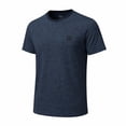 thumbnail image 3 of Playera Deportiva Wilson para Hombre Melange Sport Manga Corta Color Azul Marino Talla M, 3 of 4