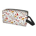 thumbnail image 2 of Goofa Canada Day Printed Toiletry Bag with Handle,Large Capacity Travel Makeup Cosmetic Bag for Women, Carry on Airport Airline Compliant Bag, 2 of 9