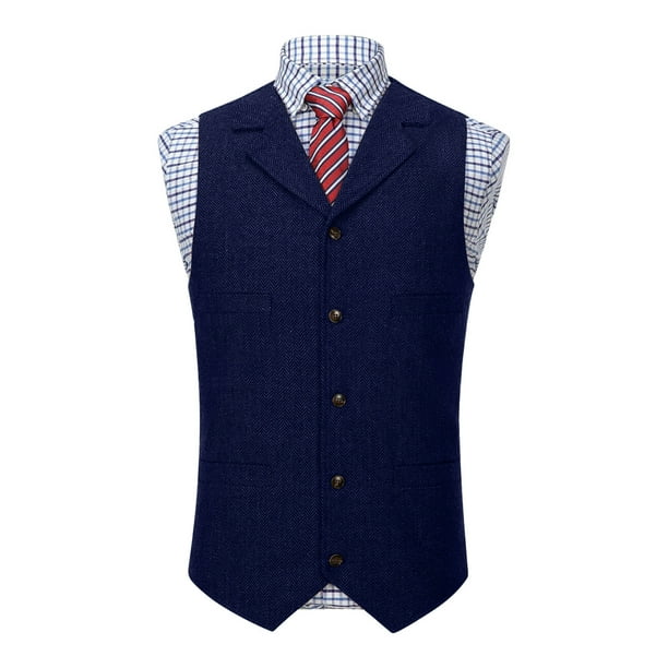 Camiseta sin mangas con cuello vuelto para hombre, de color liso, sin mangas, con múltiples bolsillos, cómoda y transpirable.