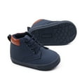 thumbnail image 6 of Otqutp 0-24 Months Baby First Walking Shoes Children's Toddler Shoes Anti Slip Light Comfortable Shoes Toddler First Walker Crib Shoes(Blue,3-6 Months), 6 of 7