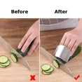 thumbnail image 4 of Kitchen Tool For Safe Chop Cut, Stainless Steel Finger Guards With An Open-loop Design To Avoid Hurting During Slicing And Dicing, Durable Anti-corrosion Protectors For Quick, 4 of 8