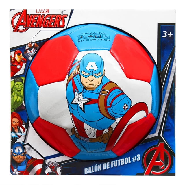 Balón de Fútbol Soccer Goplas Marvel Avengers Capitán América Número 3