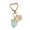 Blue, variant on Strawberry Floral Keyring Charm Fashionable Key Holder Handbag Decoration Portable Key Organizer for Women and Teens