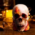 thumbnail image 5 of EUDIDV Creepy Skeleton Halloween Various Skull Ornaments Ghost Festival Rose Skull Resin Crafts Horror Felling Decoration Halloween Skeleton Decoration, 5 of 6