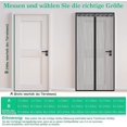 thumbnail image 4 of Puerta con mosquitera magnética, cortina de puerta con mosquitera automática magnética para ventana/cocina/sala de estar/dormitorio/patio Baobao, 4 of 5