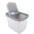 thumbnail image 1 of Rice Storage Bucket,Flip Top Type Airtight Cereal Storage Containers Rice Sealing Storage Bins Rice Grain Storage Box Pet Food Bucket for Storage Beans Beans Grains Flour, 1 of 7