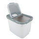 thumbnail image 5 of Contenedor De Almacenamiento De Arroz, 22 Lb/10 Kg Cubo De Almacenamiento De Arroz Con Tapa Transparente Contenedor De Almacenamiento De Arroz Alimentos Para Mascotas Frijoles, 5 of 8