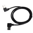 thumbnail image 2 of Cable de Impresora de 1m 90° USB2.0‑A Macho con Curva Derecha a USB‑B Macho con Curva Derecha Línea Negra, 2 of 8