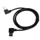 thumbnail image 2 of USB2.0-A Right Bend Male To USB-B Right Bend Male Printers Cable, 1m Black Scanner Cord High Speed Plastic Mini Size  For Data Transmission ANGGREK Scanner Cord, 2 of 8