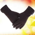 thumbnail image 2 of Prolriy Gloves for Cold Weather Warm Phone Fleece Womens Winter Gloves Thick Gloves Lined Using Windproof Gloves Snow Ski Gloves for Women Coffee One Size, 2 of 2
