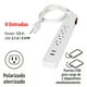 thumbnail image 4 of Multicontacto 4 Entradas con Supresor de Picos y 2 USB, 4 of 5
