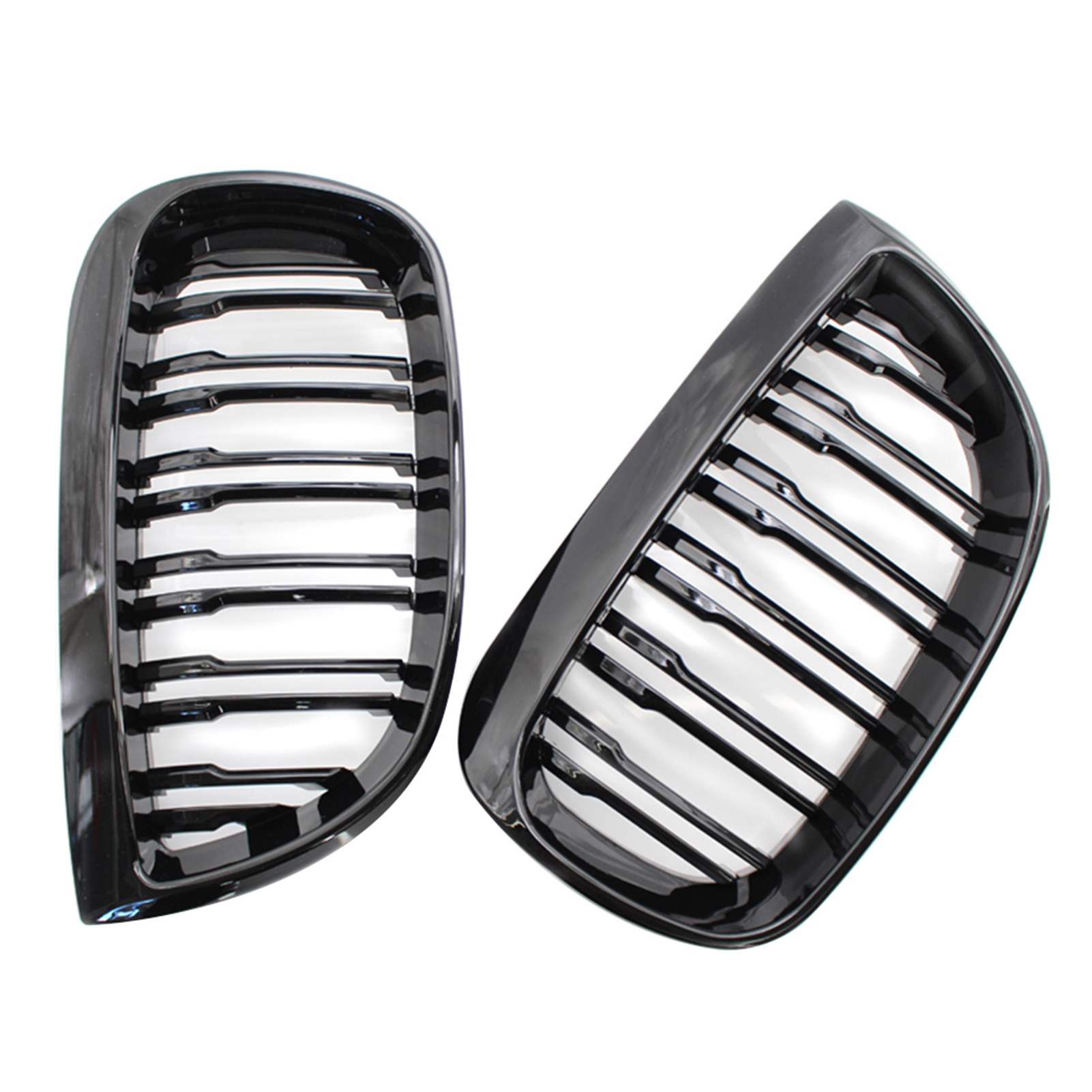Andoer Pair Front Grille Grills Replacement for 1 Series E81 E87 2004-2007 Car Styling Racing Grills - image 2 of 7
