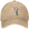 thumbnail image 1 of You aren't Even On My Level Giraffe Cap for Men Baseball Hat Funny Cap, 1 of 7