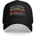 thumbnail image 1 of Quand l'Injustice Devient Loi, la Résistance Devient Devoir Casquette de Baseball, 1 of 7