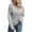 Gray Crewneck Hooded Sweaters Clearance, variant on BSDJILFG Long Sleeve Sweaters for Women Twist Ribbed Knit Hoodie V-Neck Cozy Pullover Tops