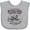AC-Heather Grey, variant on Inktastic Big Truck Boys or Girls Baby Bib