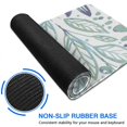 thumbnail image 6 of Purple Flowers with Green Leaves&nbsp;pad Mousewaterproofwashable&nbsp;for Office Home Work GamingmousematRubber Base Mousepad with Stitched Edges 31.5x11.8inches, 6 of 7