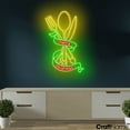 thumbnail image 3 of Craftnamesign Knife Fork Xmas LED Light, Restaurant Wall Art, Merry Christmas Decor, 3 of 5