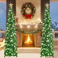 thumbnail image 2 of Árbol de Navidad HMASYO 1,5 m con luces y oropel verde, 2 of 9