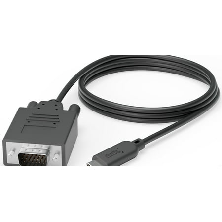 UPC: 0819927011606 | Plugable USB C to VGA Cable – Connect Your USB-C or Thunderbolt 3 Laptop to VGA Displays up to 1920×1080@60Hz  6 Feet  1.8m