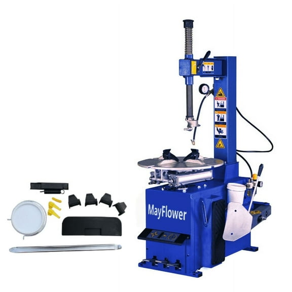 Mayflower - Single Tire Changer Wheel Changers Machine Rim Clamp 560 1.5 HP Horse Power / 1 Year Full Warranty