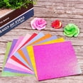thumbnail image 3 of 400pcs Shining Glitter Folding Paper DIY Craft Paper Wrapping Origami Pearlescent Paper, 3 of 8