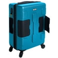 thumbnail image 3 of TACH V3 Connectable Hardside Carry On Spinner Travel Luggage Bag Suitcase, Blue, 3 of 12