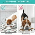 thumbnail image 4 of Boho Retro Floral Pet Feeding Mat-Abstract Art Absorbent Pet Placemat for Food and Water Bowl, with Waterproof Rubber Backing, Quick Dry Water Dispenser Mat for Dog and Cat (16"x24"), 4 of 7
