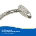 thumbnail image 5 of Kenney® Twist & Fit™ No Tools Curved Rust-Resistant Painted Steel Tension Shower Curtain Rod, 57-72", Brushed Nickel, 5 of 7