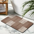 thumbnail image 3 of Upgrade Your Home Decor with 20x32 inch Bathroom Rug by Rockwood Collection: Modern Geometric Patchwork Design, Ideal for Bathroom, Bedroom, Office, Living Room, Entryway, on Hardwood Floors, 3 of 5
