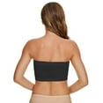 thumbnail image 5 of Ladies Bandeau Strapless Comfort Anti-light Inner Seamless Crop Tube Top, 5 of 8