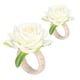 thumbnail image 1 of Servilletero Simulación De Bolsa 2 Anillos De Servilletas De Flores Para Fiestas De Aniversario Para Navidad ANGGREK Otros, 1 of 8