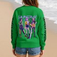 thumbnail image 3 of Pop cazadora para niña Demo-n Sweatshirt Hunters,Rumi,Mire Zoeyy Kids Long Sleeve Sweatshirt,HUNTR/X Print,Girls' Fashion Casual Long Sleeve Printed Crew Neck Sweatshirt Top, 3 of 4