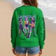 thumbnail image 3 of Pop cazadora para niña Demo-n Sweatshirt Hunters,Rumi,Mire Zoeyy Kids Long Sleeve Sweatshirt,HUNTR/X Print,Girls' Fashion Casual Long Sleeve Printed Crew Neck Sweatshirt Top, 3 of 4